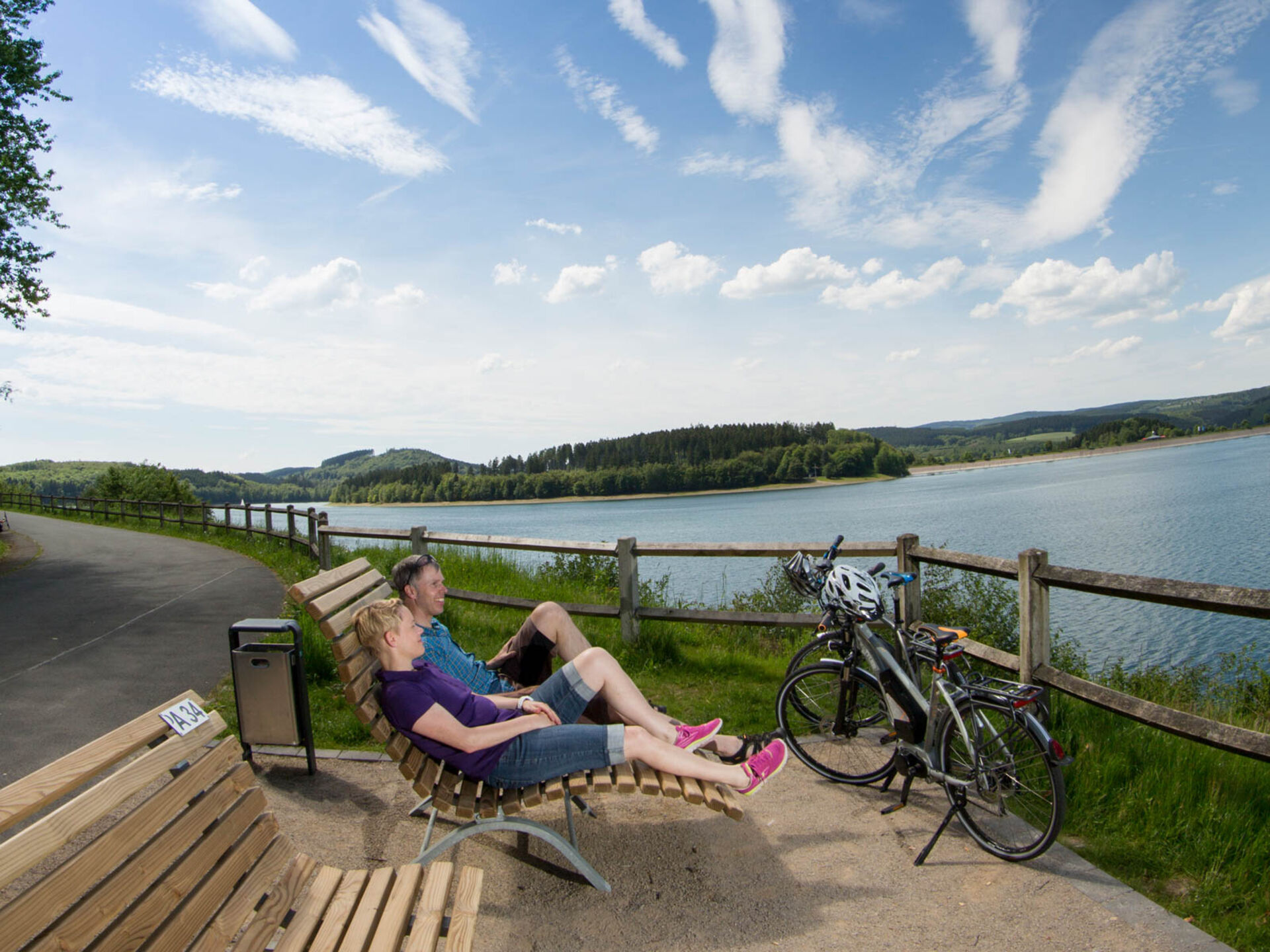 Radfahren an der Lenneroute